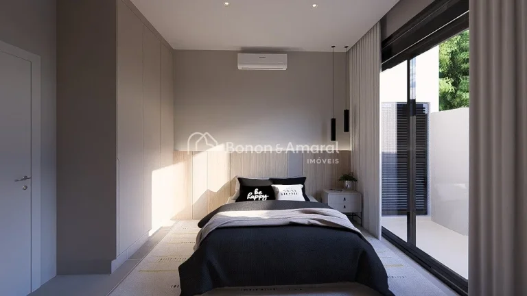 Imagem Casa térrea nova à venda com 3 quartos sendo 3 suítes, todas com armários planejados, ar condici...