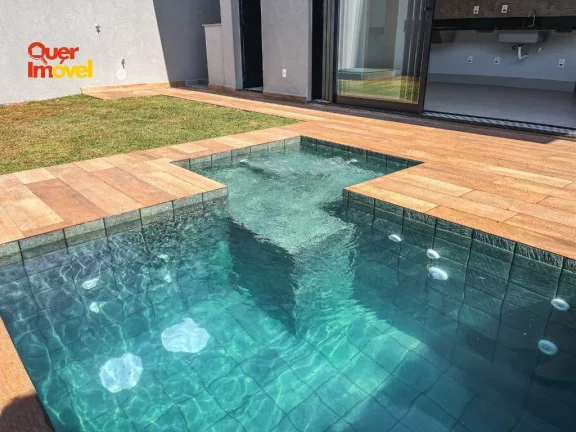Imagem Casa de luxo em condomínio no Real Sul, Ribeirão Preto-SP - 3 suítes, 4 banheiros, 4 vagas - Condomínio Vivendas da Mata Portal Aroeira - Quer Imóvel Negócios Imobiliários.