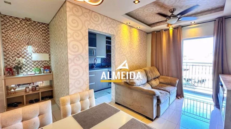 Imagem Apartamento com 2 dormitórios à venda, 56 m² por R$ 335.000,00 - Jardim Cherveson - Rio Claro/SP