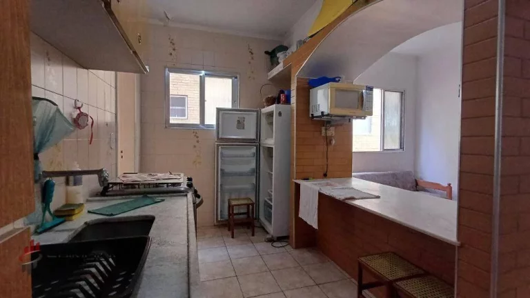 Imagem Apartamento com 1 dormitório à venda, 43 m² por R$ 220.000,00 - Vila Caiçara - Praia Grande/SP