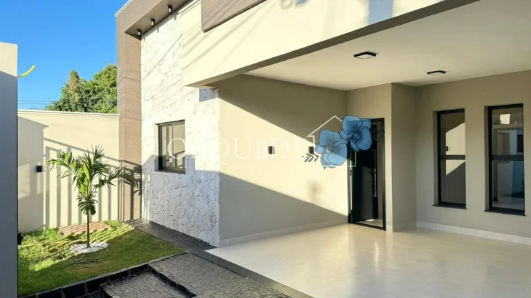 Imagem Casa à venda em Rio Verde-GO: Residencial Solar dos Ataídes 2ª Etapa - 3 quartos, 1 suíte, 1 sala, 2 vagas, 119,02m². Venha conferir!
