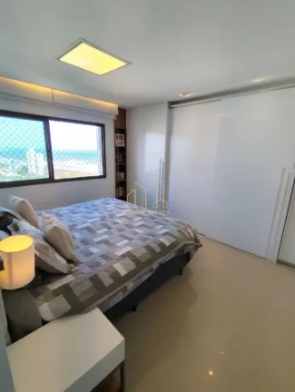 Imagem Apartamento em Patamares a venda 195 m² | 4 Suítes | Vista Mar | Nascente | 3 Vagas | Alto Padrão