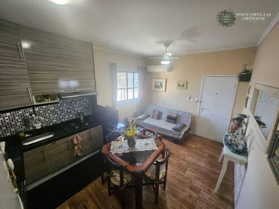 Imagem Apartamento com 1 dormitório à venda, 40 m² por R$ 220.000 - Boqueirão - Praia Grande/SP