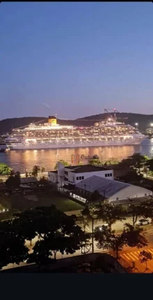 Imagem Apartamento com 2 dormitórios à venda, 103 m² por R$ 850.000,00 - Ponta da Praia - Santos/SP