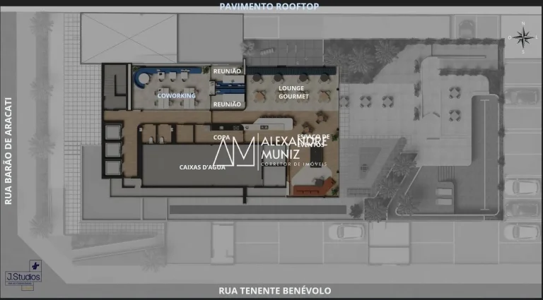 Imagem J. Studios Barão, apartamentos Studios à venda no Meireles