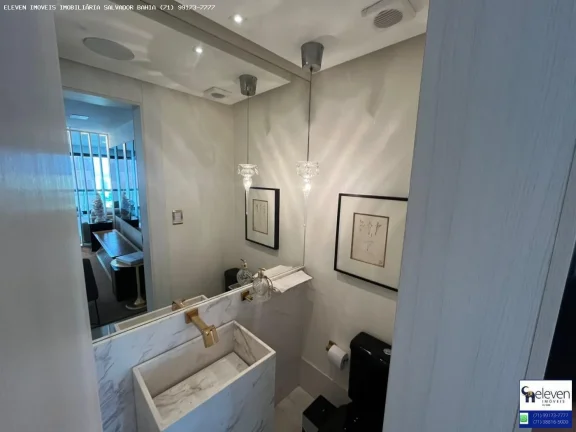 Imagem PORTEIRA FECHADA! SPLENDOR RESERVA DO HORTO:  3 SUITES 152 METROS  DE PURO LUXO, VISTA MAR E 3 VAGAS SOLTAS!