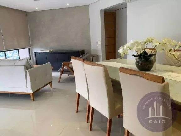 Imagem Apartamento com 3 dormitórios para alugar, 127m² por R$ 11.000 - Alphaville
