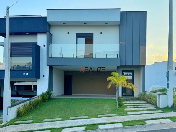 Imagem Sobrado com quintal e 3 suítes à venda, 164 m² por R$ 1.370.000 - Condomínio Park Gran Reserve - Indaiatuba/SP