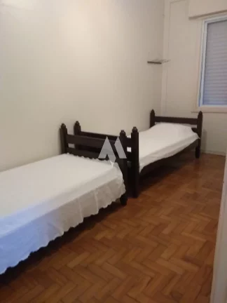 Imagem Santos Boqueirão- Apartamento a venda, 3 dormitórios s/vaga frente mar
