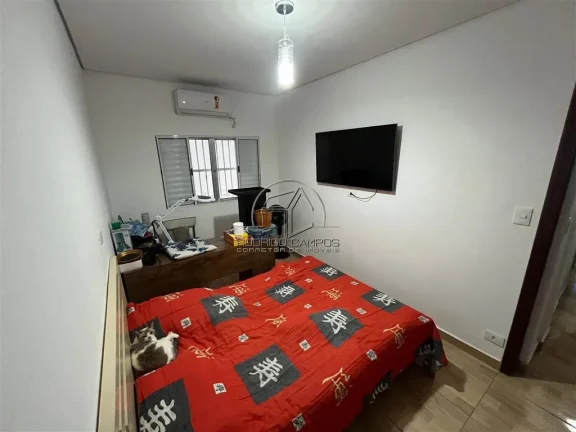 Imagem Casa Geminada Térrea com Piscina e 3 Quartos no Tupi, Praia Grande