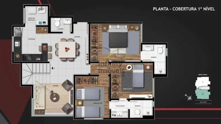 Imagem ED PIUM-I 895 - Apartamento à venda no bairro Cruzeiro - Belo Horizonte/MG