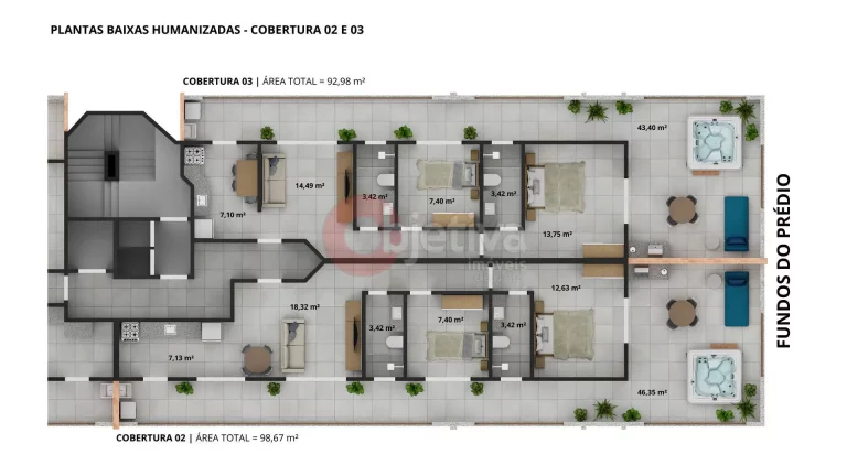 Imagem Apartamento na planta, 1 quarto, à 400 metros da Praia do Forte, Cabo Frio