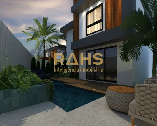 Imagem Excelente casa em construção em condomínio fechado no bairro América, em região nobre de Joinvi...