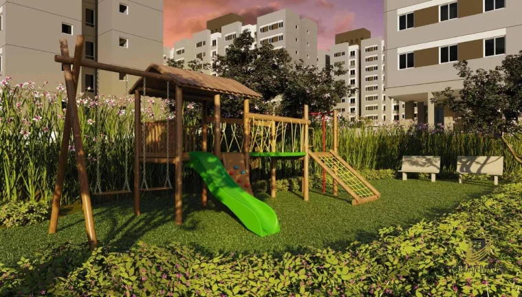 Imagem Apartamento de 3 quartos à venda no Centro de Vargem Grande Paulista-SP: 56,94m², 1 banheiro, 1 vaga de garagem.