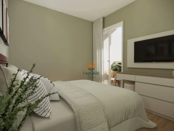 Imagem Apartamento com 2 dormitórios à venda, 54 m² por R$ 308.149,01 - Villa Paradiso - Lagoa Santa/MG