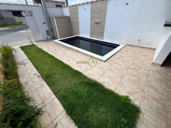 Imagem Casa térrea à venda Piscina com cascata Churrasqueira coberta 2 Dormitórios