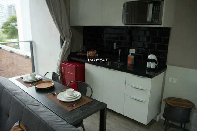 Imagem Aluguel de Studio na Vila Olímpia 1 quarto, 1 sala, 1 banheiro, 1 vaga e 35m²