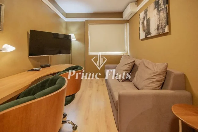 Imagem Apartamento disponível para venda no Transamérica Executive Bela Cintra no Jardim Paulista, com 30m², 1 dormitório e 1 vaga de garagem