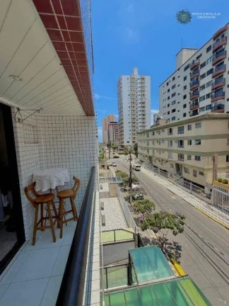 Imagem Apartamento com 1 dormitório à venda, 57 m² por R$ 349.000 - Vila Guilhermina - Praia Grande/SP