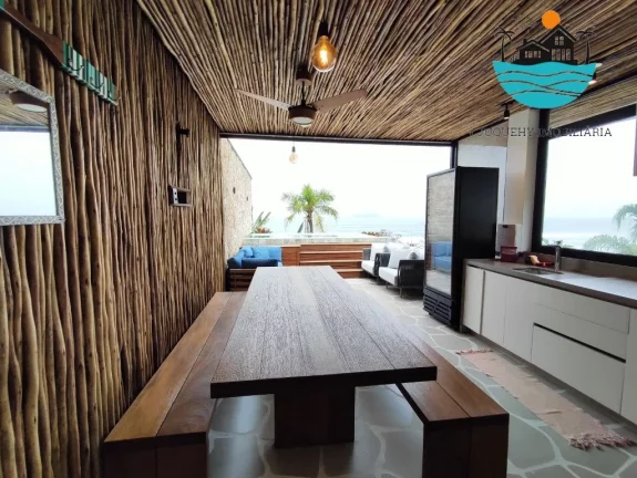 Imagem Pé na Areia com Vista ao mar - A Venda ou Locação de Temporada - Juquehy com 4 suítes, lado direito, máx. 12 pessoas | Juquehy Imobiliária