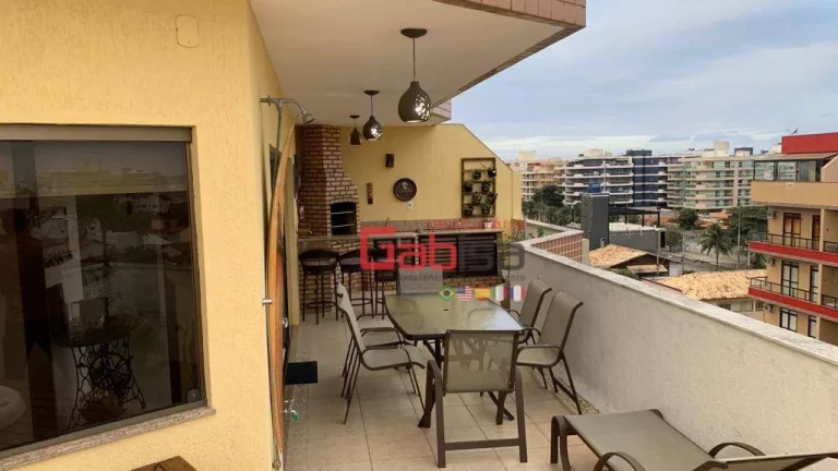Imagem Cobertura com 4 dormitórios à venda, 150 m² por R$ 1.050.000,00 - Braga - Cabo Frio/RJ