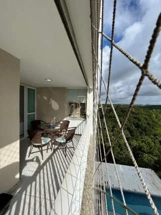 Imagem Apartamento de 3 quartos com suíte e varanda em Patamares, Salvador-BA 79m² Armários em todos os cômodos Pronto para morar Infraestrutura completa