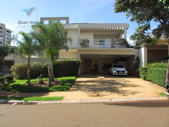 Imagem Casa de luxo em condomínio à venda em Ribeirão Preto-SP, Jardim Saint Gerard: 3 quartos, 3 suítes, 3 salas, 6 banheiros, 4 vagas, 398m²