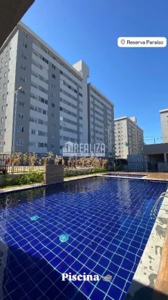 Imagem Apartamento para locação com Piscina no Condomínio Reserva do Paraíso, no bairro Jardim Esplanada, Uberaba