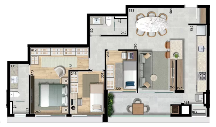 Imagem Dalí - Apartamento à venda no bairro Bacacheri - Curitiba/PR