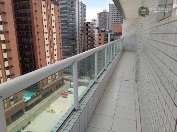 Imagem Apartamento com 3 dormitórios à venda, 123 m² por R$ 1.300.000,00 - Vila Guilhermina - Praia Grande/SP