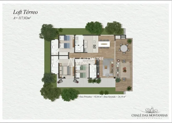 Imagem Chalé das Montanhas. Casa em construção com 3 suítes em Guaramiranga-CE.