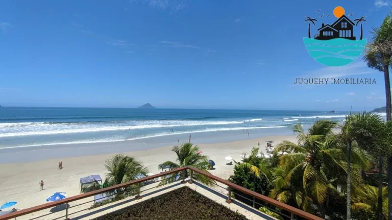 Imagem PÉ NA AREIA JUQUEHY - 5 Suítes, piscina, jacuzzi, terraço gourmet, vista para as ilhas, churrasqueira, 383 m² | Juquehy Imobiliária