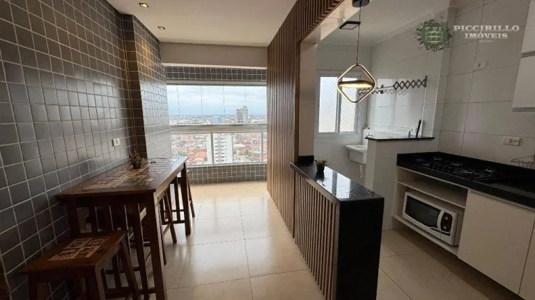 Imagem Apartamento com 2 dormitórios à venda, por R$ 630.000 - Maracanã - Praia Grande/SP