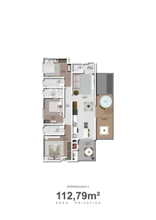 Imagem Apartamento com 3 suítes - Centro de Camboriú