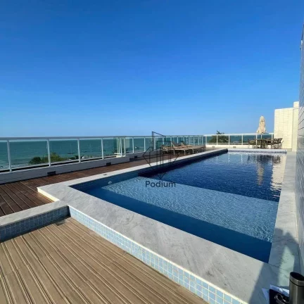 Imagem Apartamentos com varanda/sacada e área de lazer completa com vista para o mar em Cabedelo - AP0738