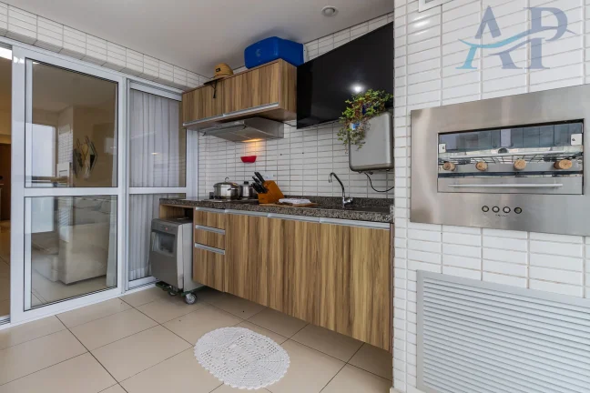 Imagem Apartamento no Boqueirão em Praia Grande Frente Mar