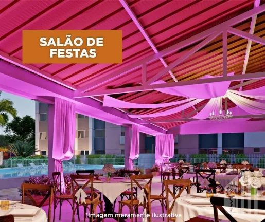 Imagem Apartamento em condomínio fechado (na planta), 3 dormitórios à venda por R$ R$ 281.837,81- NEO TIRADENTES Condomínio Club - Zoobotânico - Teresina/PI