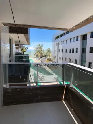 Imagem Vendo apartamentos com vista para o mar, com 69 m2/75 m2/112 m2, varanda, sala ampla, 2 quartos sendo 1 suíte