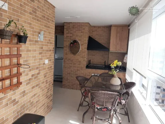 Imagem Apartamento com 2 dormitórios à venda, 89 m² por R$ 739.000,00 - Aviação - Praia Grande/SP