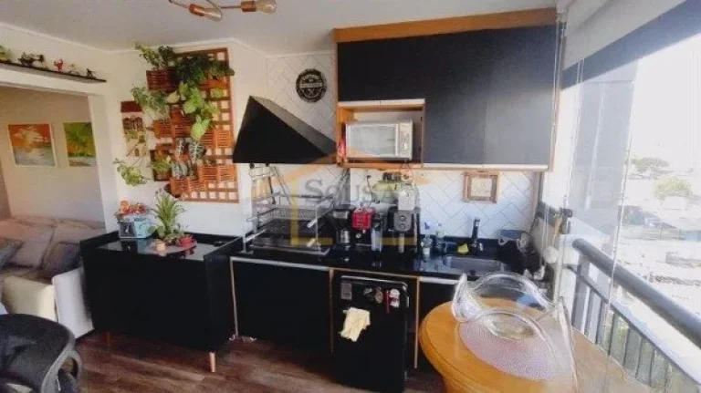 Imagem Apartamento 67m², com 2 dormitórios, sendo 1 suíte, possui sala ampla com varanda gourmet com chu...