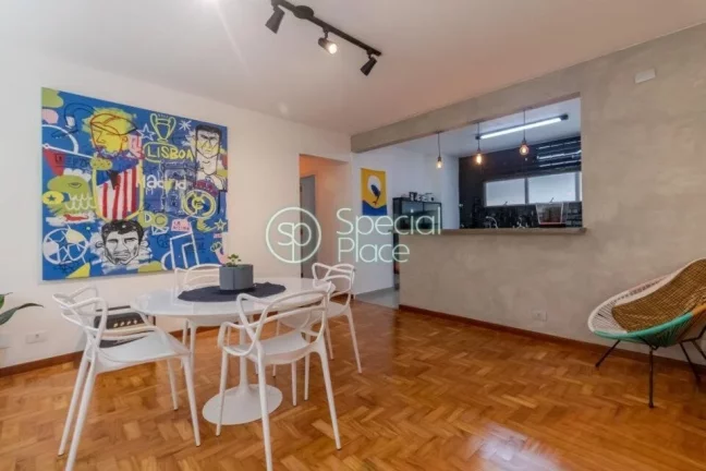 Imagem Apartamento com reforma recente e moderna Jardim Paulista. - Área: 125,00m² - Living com amplos ja...