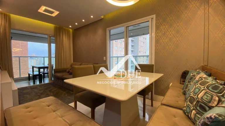 Imagem Apartamento porteira fechada, com 2 dormitórios à venda, 77 m² por R$ 960.000 - Ponta da Praia - Santos/SP