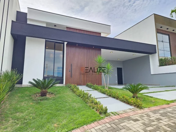 Imagem Casa moderna com 3 suítes e escritório à venda, 193 m² por R$ 1.640.000 - Condomínio Fechado - Indaiatuba/SP