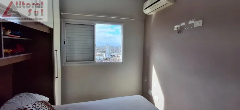 Imagem Apartamento à venda na Vila Assunção, Praia Grande-SP: 1 quarto, 1 sala, 1 banheiro, 1 vaga, 42m² de área!