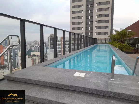 Imagem Apartamento Studio na Pompeia, Novo e Mobiliado com 27 m²
