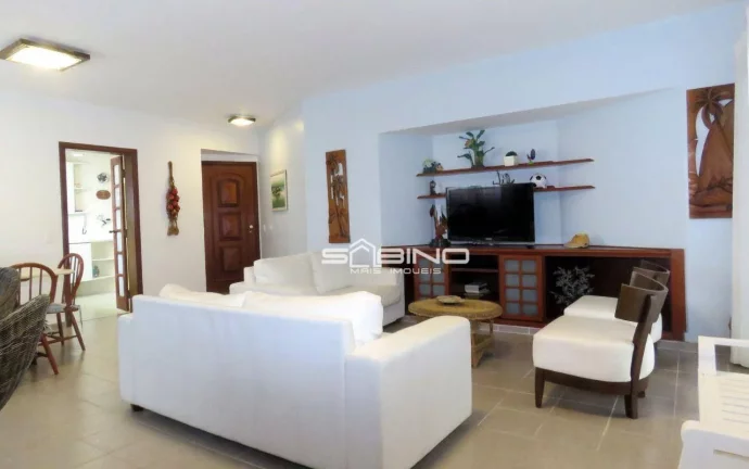 Imagem Apartamento Pé na Areia à venda, com 3 dormitórios 1 suíte 137m² - Riviera de São Lourenço - Bertioga SP