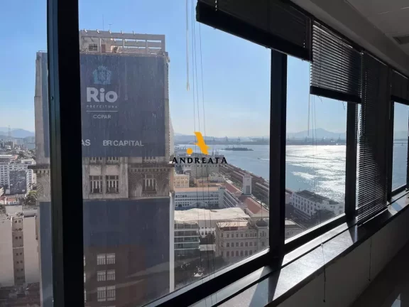 Imagem Av. Rio Branco - Centro - Ed. RB1- Maravilhosa espaço comercial 147m2 - Vista Baia - Aluguel R$10.500,00- Localização privilegiada!
