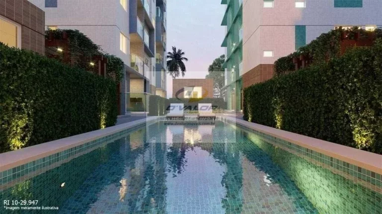 Imagem Vendo Apartamentos de 54m², 02 Quartos (sendo 01 suíte), 01 Vaga de Garagem