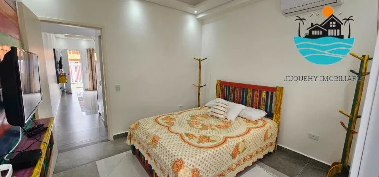 Imagem Flat a venda em Juquehy, aluguel Anual - Piso Térreo, 1 dormitório, sala e cozinha, 1 Vaga, piscina coletiva, 50m² construída | Juquehy Imobiliária