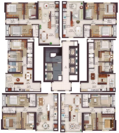Imagem AP Towers Porto Belo - Fase 1 - Apartamento à venda no bairro Perequê - Porto Belo/SC